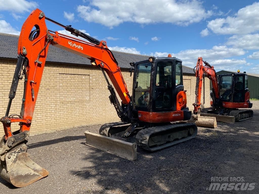 Kubota Kx057 Mini ekskavatori < 7 t