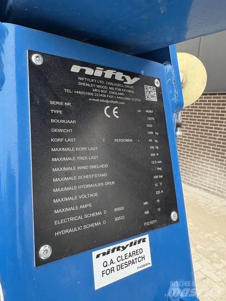 Niftylift 120t Pacēlājplatformas - piekabes