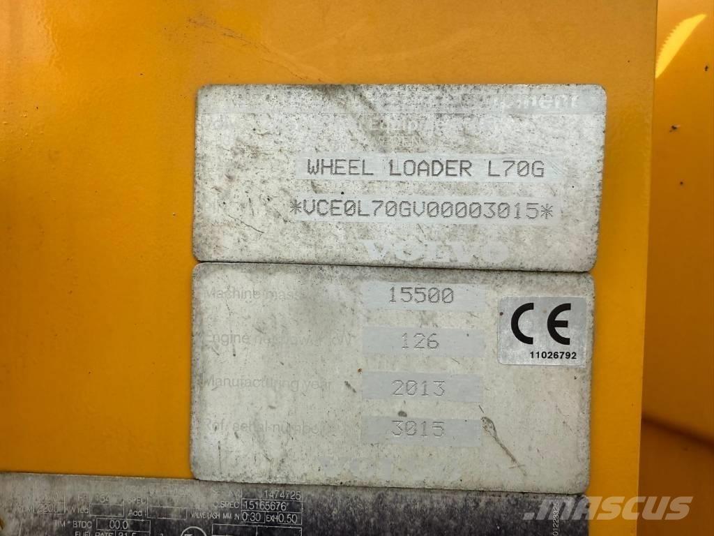 Volvo L 70 G Iekrāvēji uz riteņiem