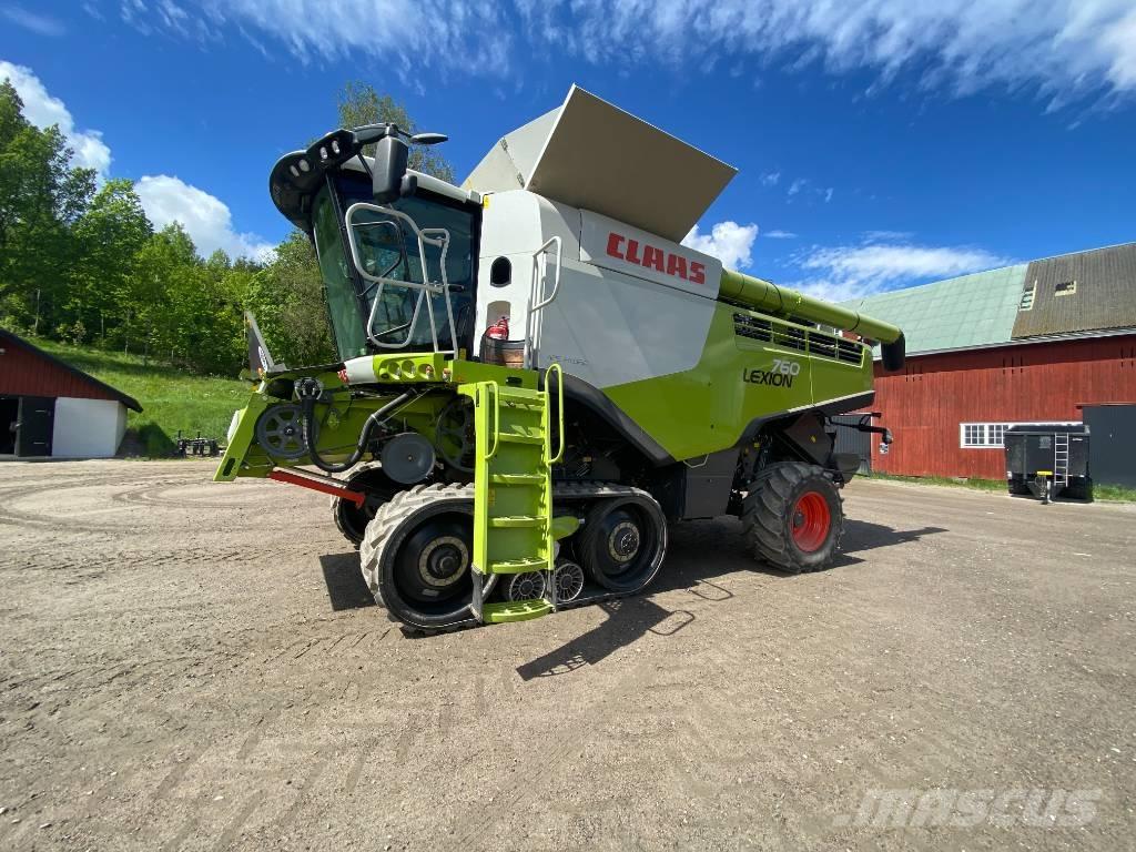 CLAAS Lexion 760 Ražas novākšanas kombaini