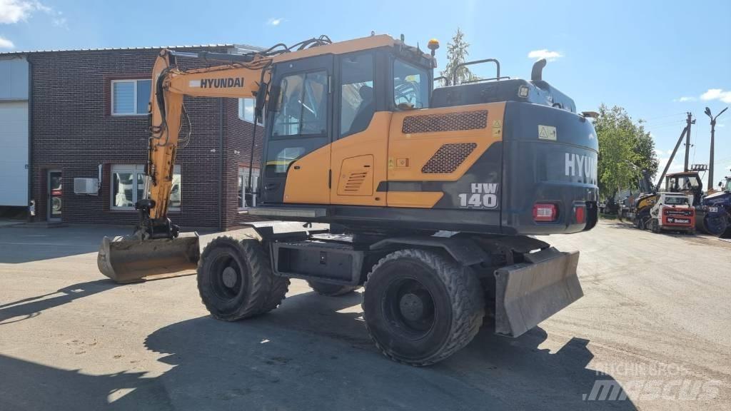 Hyundai HW 140 Ekskavatori uz riteņiem