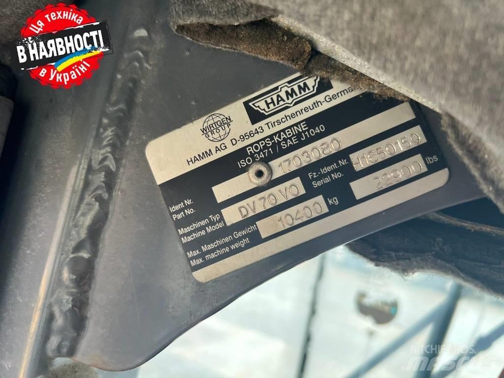 Hamm DV 70 VO Divvalču grunts veltņi