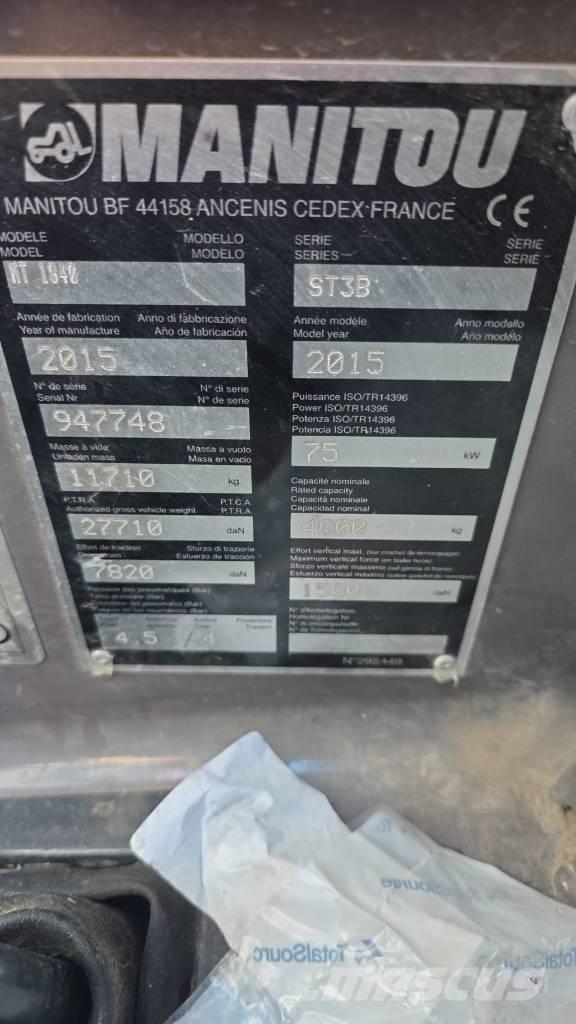 Manitou MT 1840 Būvniecība- Citi