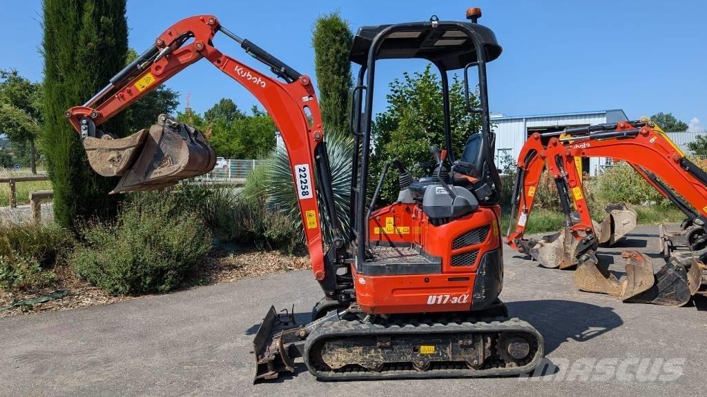 Kubota U 17-3 Mini ekskavatori < 7 t