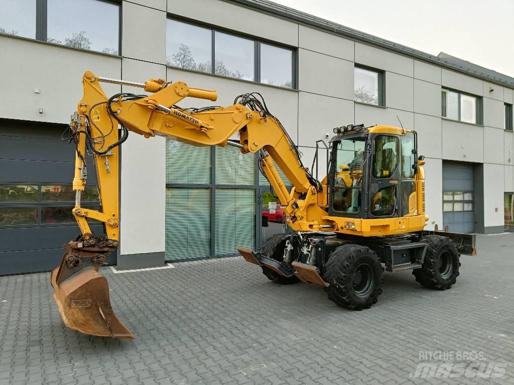 Komatsu PW118 MR-11 Ekskavatori uz riteņiem