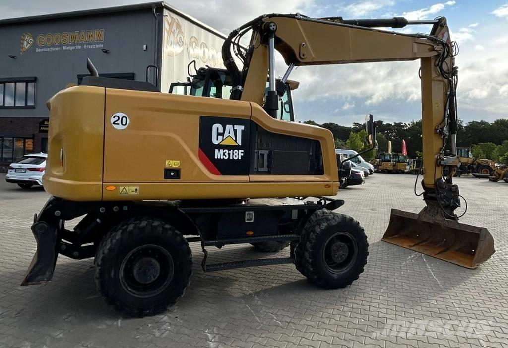 CAT M 318 F Ekskavatori uz riteņiem