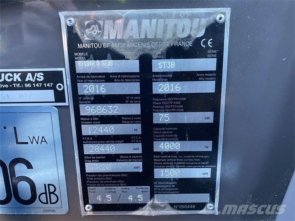 Manitou MT1840A Teleskopiskie manipulatori