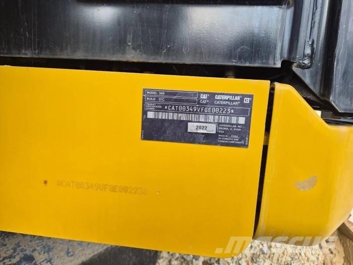 CAT 349 Kāpurķēžu ekskavatori