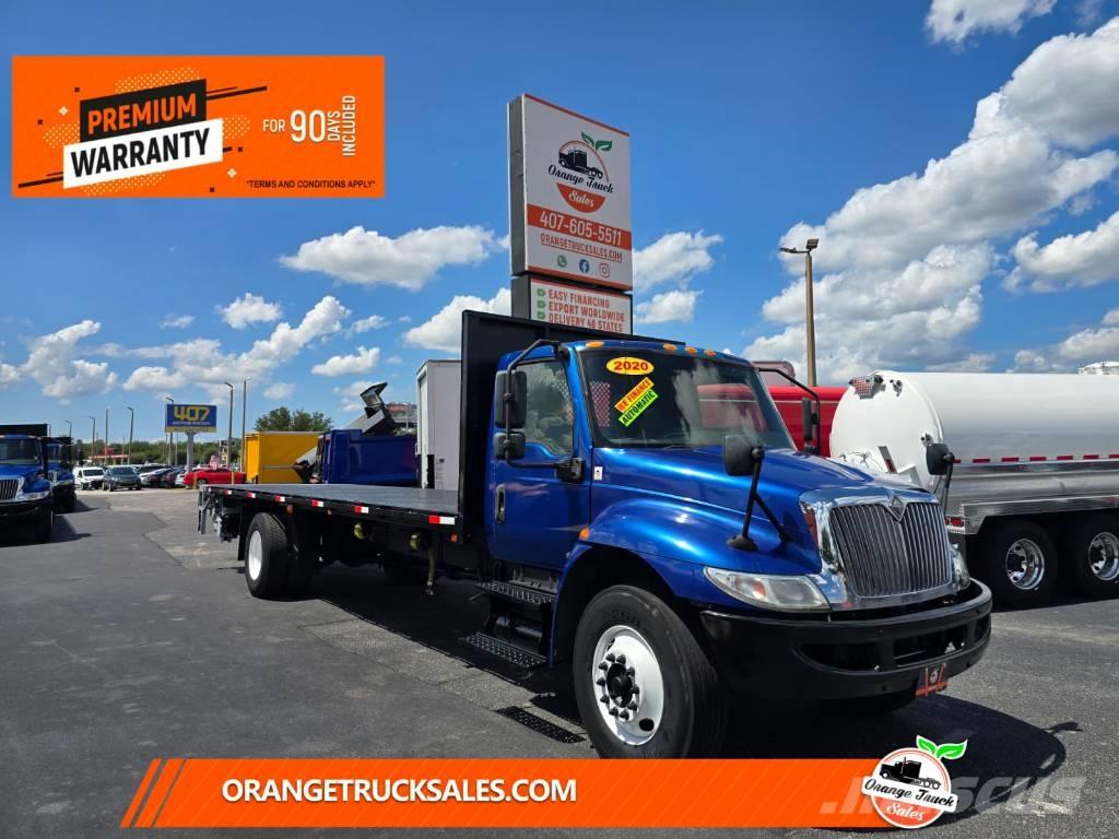 International MV607 Platformas/izkraušana no sāniem