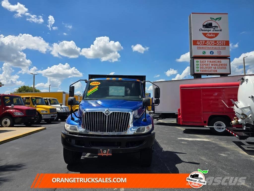 International MV607 Platformas/izkraušana no sāniem