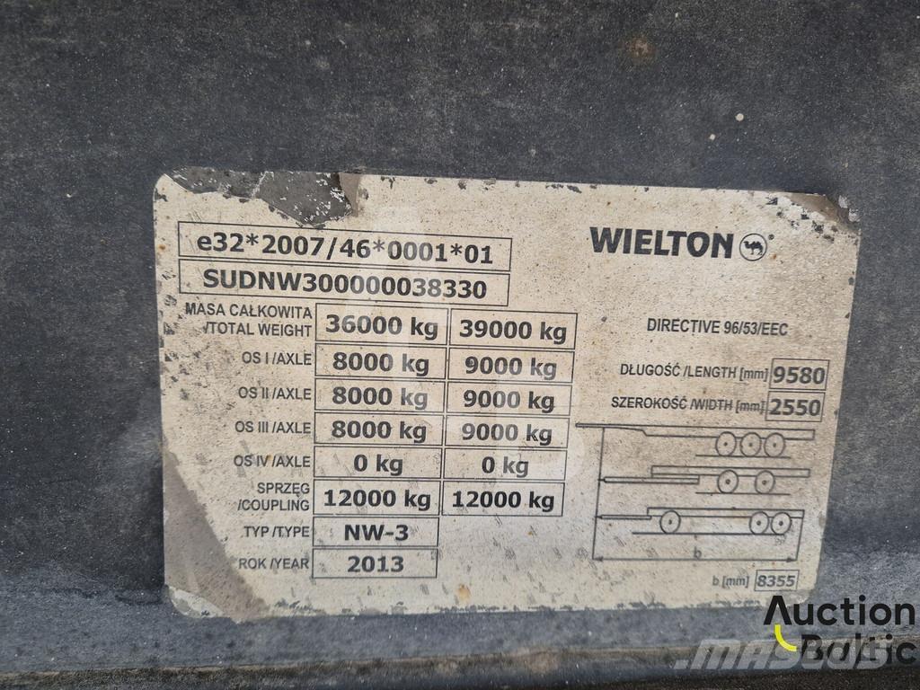 Wielton NW-3 Tents puspiekabes