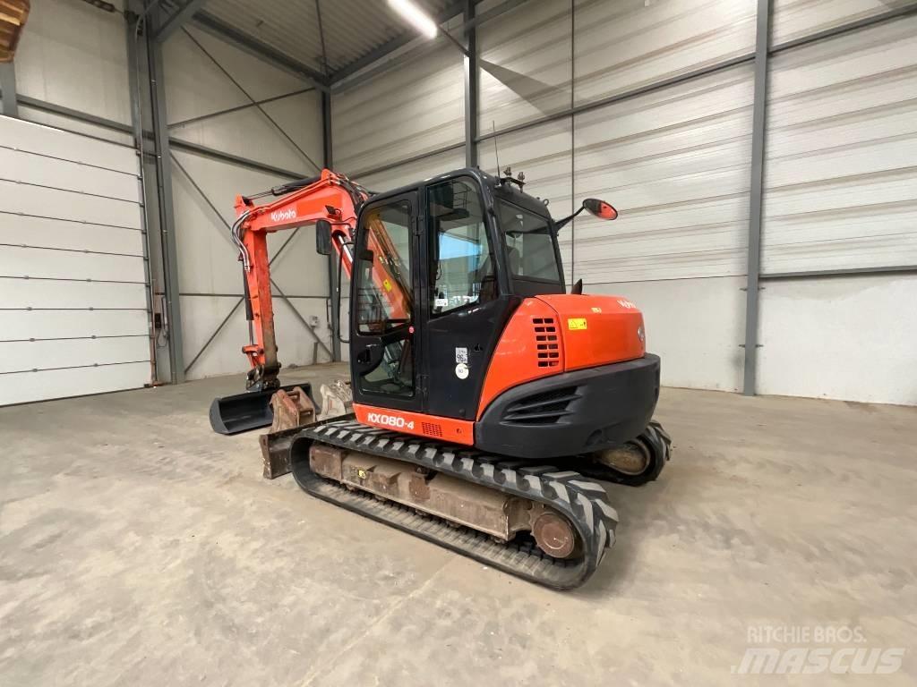 Kubota KX 080-4 Vidēja lieluma ekskavatori 7 t - 12 t