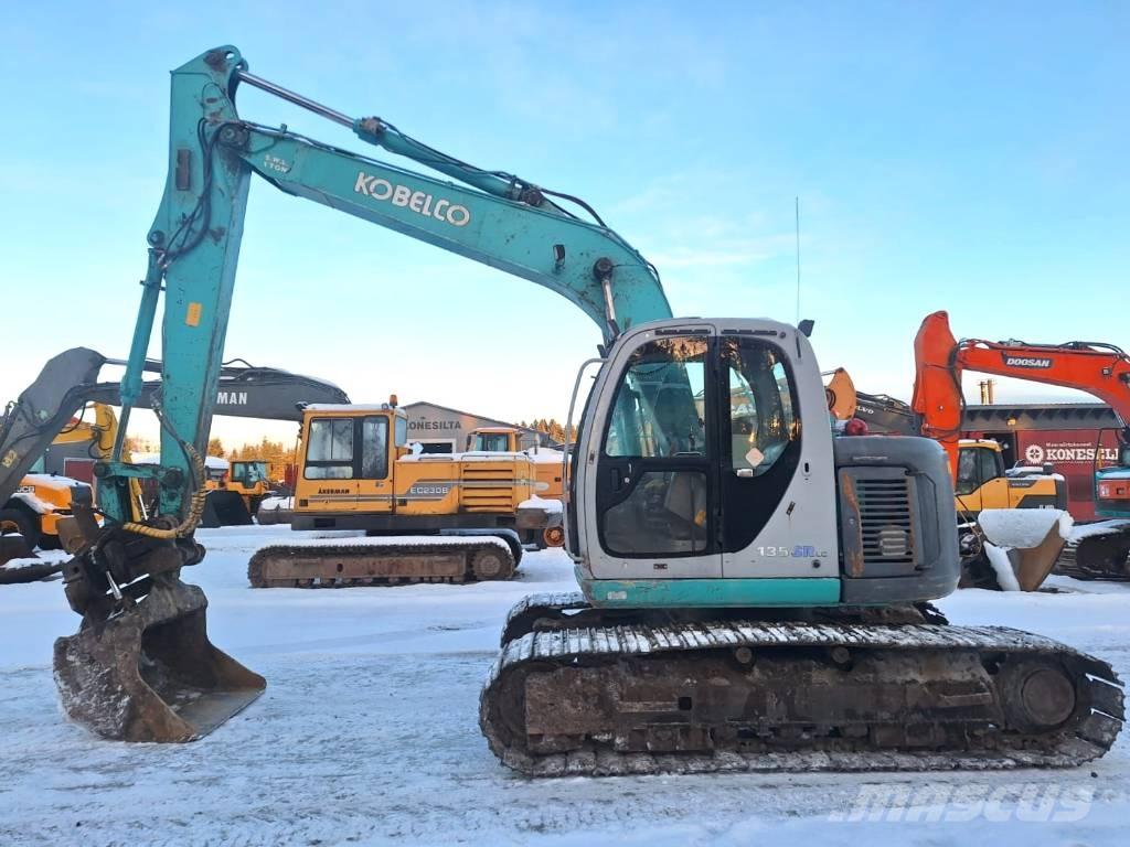 Kobelco SK135SRLC Kāpurķēžu ekskavatori