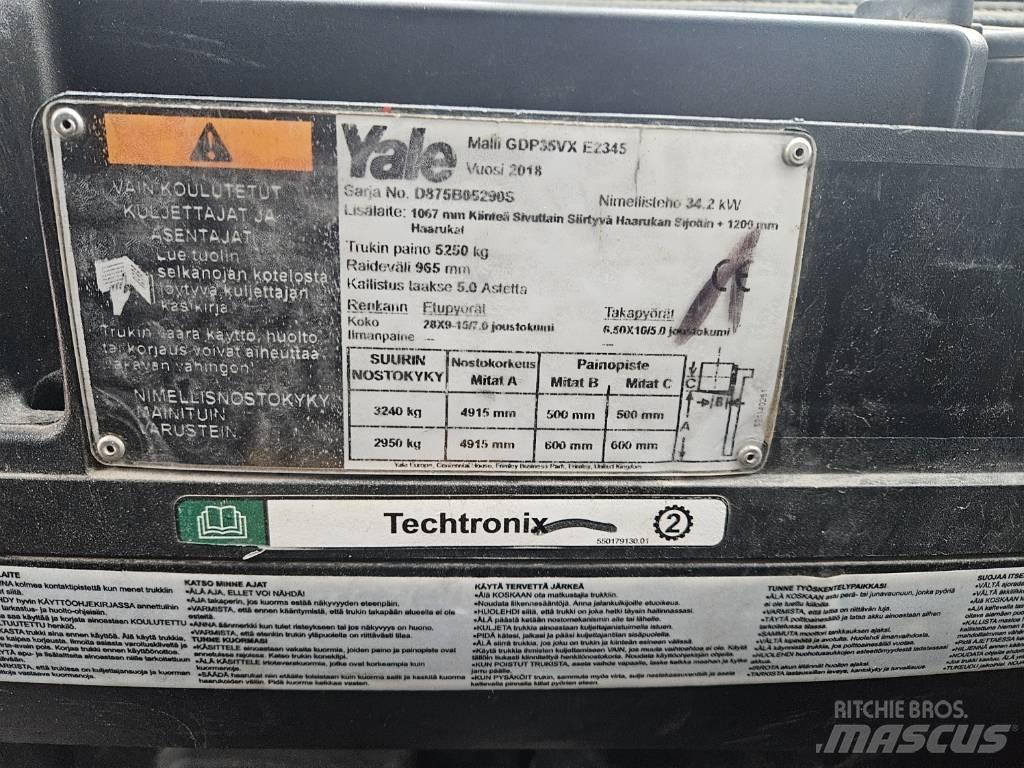 Yale GDP 35 VX Tehnika ar dīzeļa dzinēju