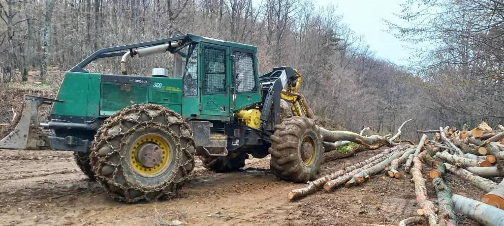 Timberjack 360 Šķeldotāji