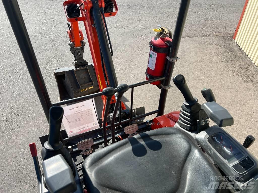 Kubota U 17-3 Mini ekskavatori < 7 t