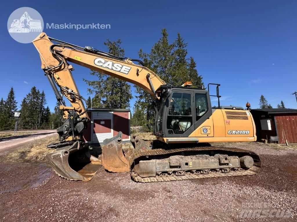 CASE CX 210 D Kāpurķēžu ekskavatori
