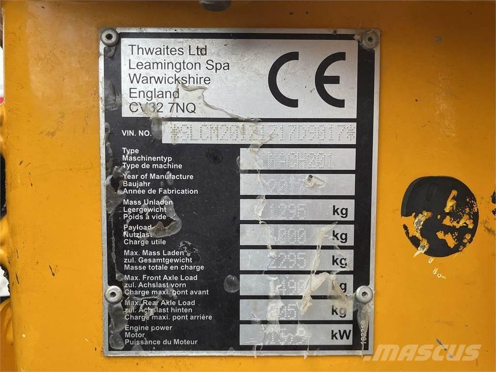 Thwaites 1 ton Mini pašizgāzēji