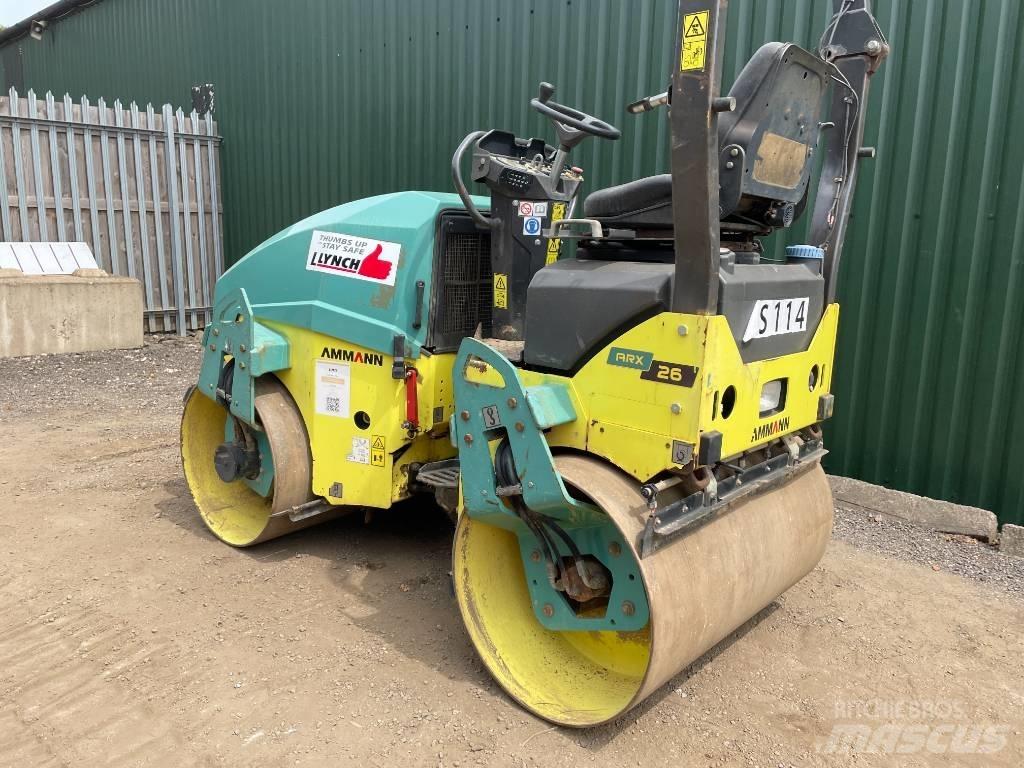 Ammann ARX 26 Divvalču grunts veltņi