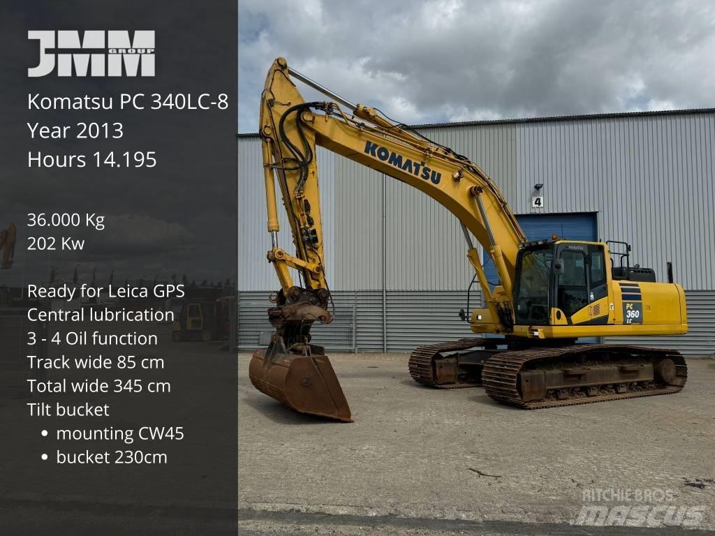 Komatsu PC360LC-10 Kāpurķēžu ekskavatori
