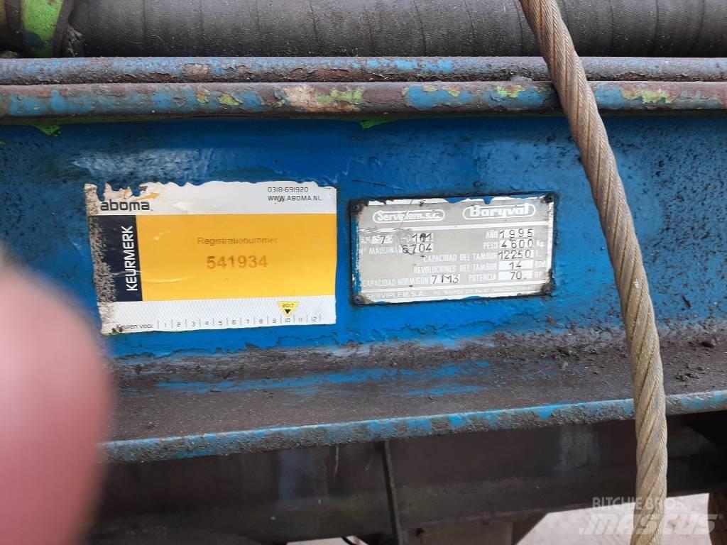 Baryval beton mixer Betona/javas maisītāji