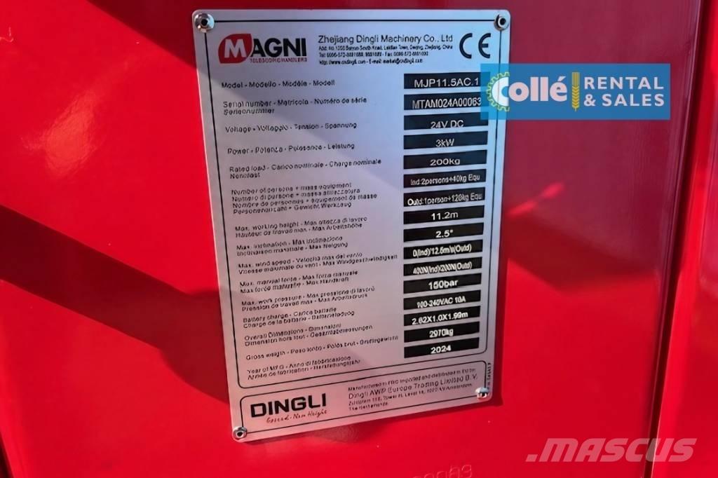 Magni MJP 11.5 | 2024 Strēles pacēlāji