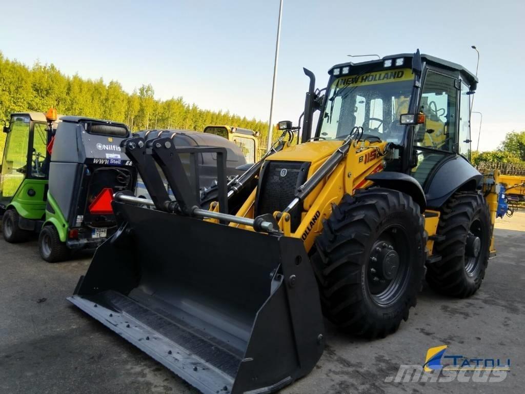 New Holland B 115 D Ekskavatori-iekrāvēji