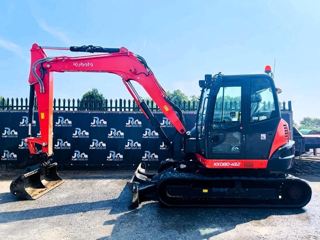 Kubota KX 080-4 Vidēja lieluma ekskavatori 7 t - 12 t