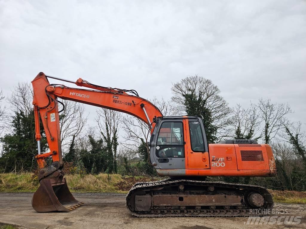 Hitachi ZX 200-1 A/C Kāpurķēžu ekskavatori