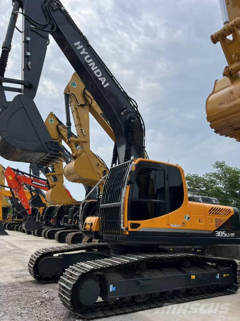 Hyundai R305LC-9T Kāpurķēžu ekskavatori