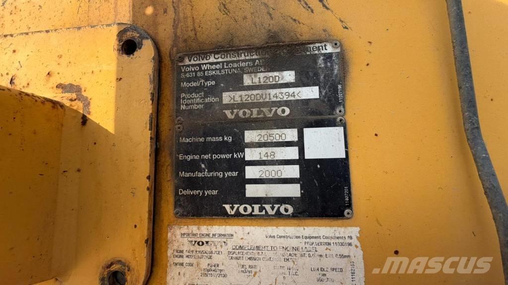 Volvo L 120 D Iekrāvēji uz riteņiem