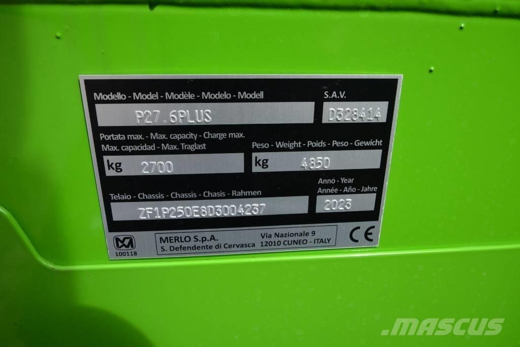 Merlo P 27.6 Plus Teleskopiskie manipulatori