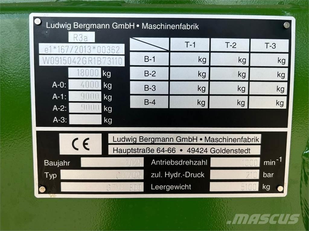 Bergmann GTW 300 Savācējpiekabes