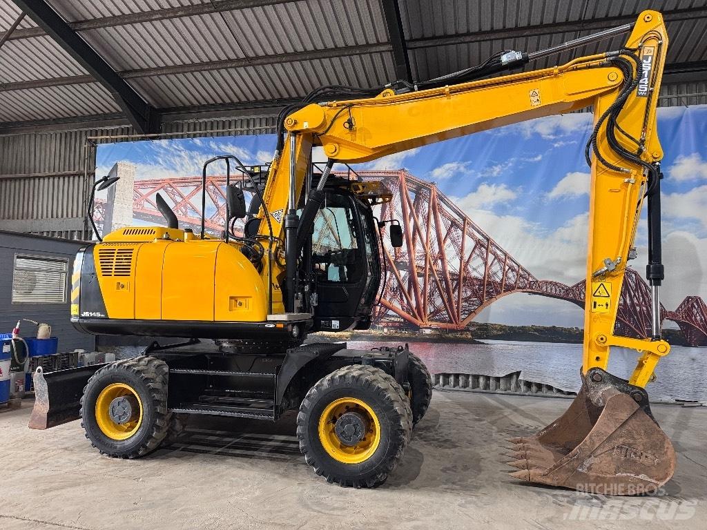 JCB JS 145 W Ekskavatori uz riteņiem