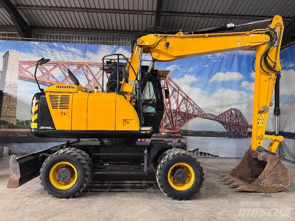 JCB JS 145 W Ekskavatori uz riteņiem