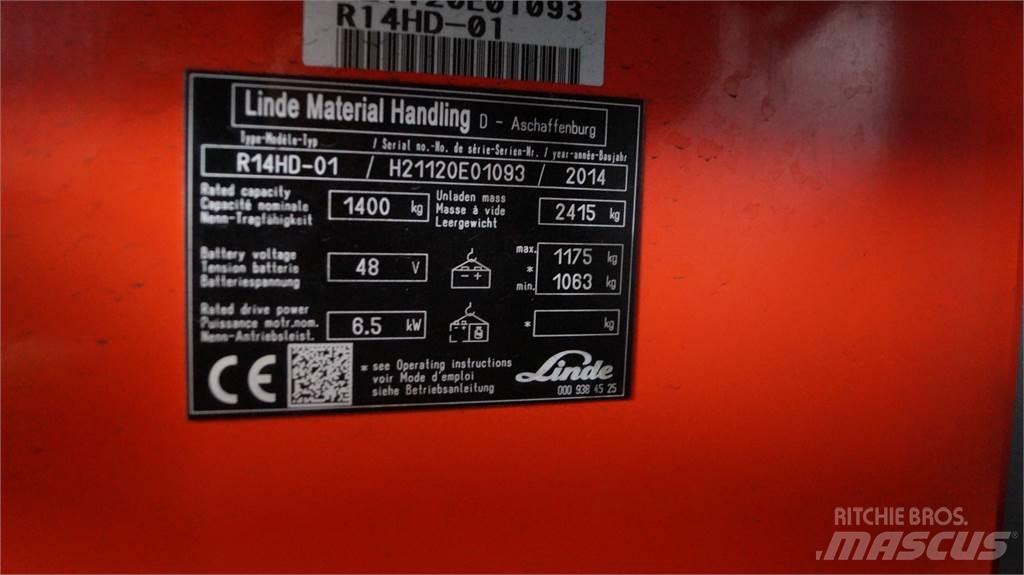 Linde R14HD Lielaugstuma pārvadātājs