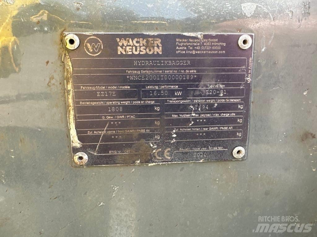 Wacker Neuson EZ17e Kāpurķēžu ekskavatori