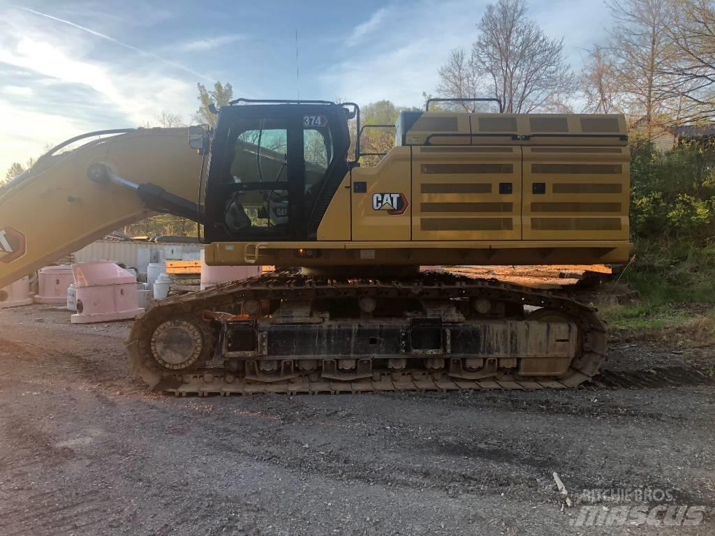 CAT 374 Kāpurķēžu ekskavatori