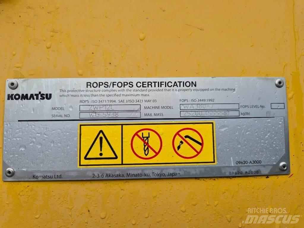 Komatsu WA 380 - 7 Iekrāvēji uz riteņiem
