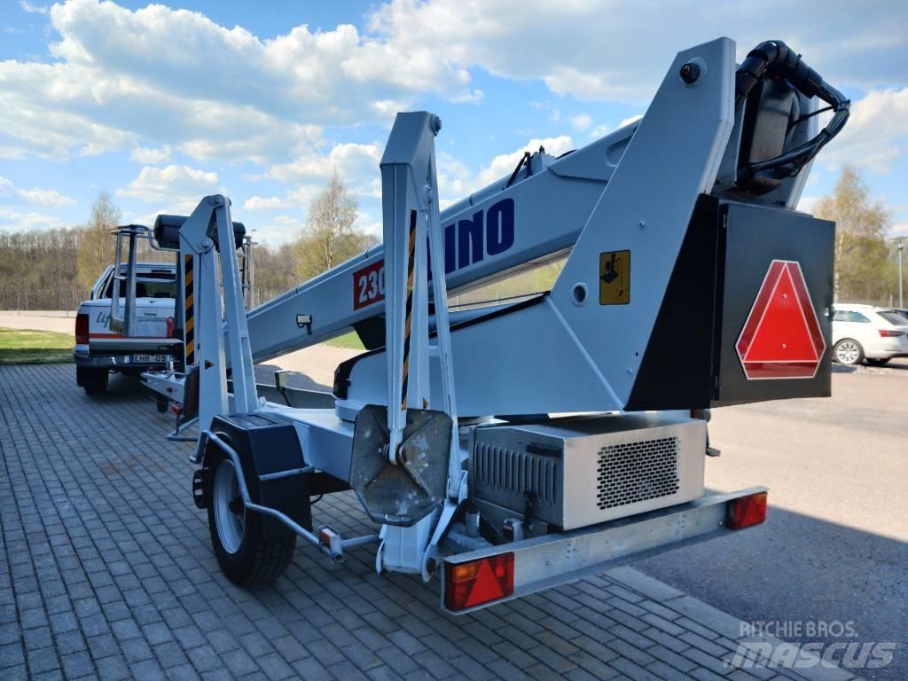 Dino 230 T Skylift Pacēlājplatformas - piekabes