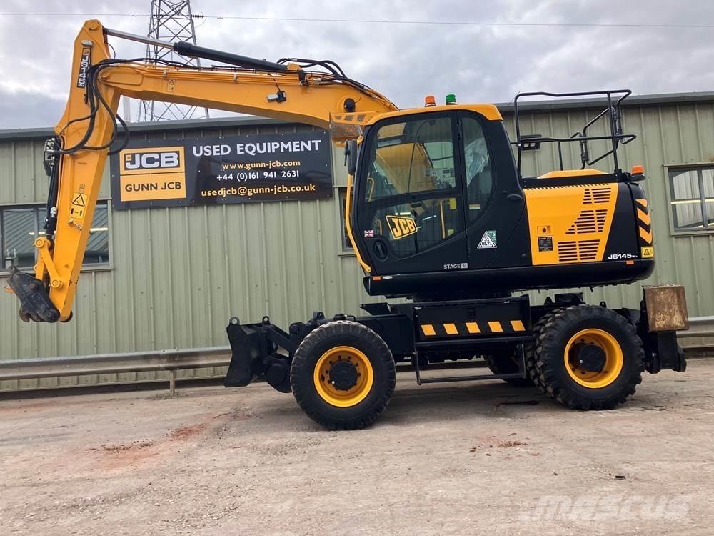 JCB JS145W Ekskavatori uz riteņiem