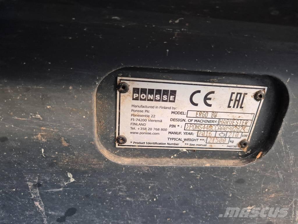 Ponsse ERGO 8W Harvesteri