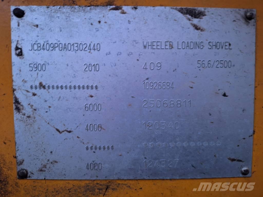 JCB 409 B Iekrāvēji uz riteņiem