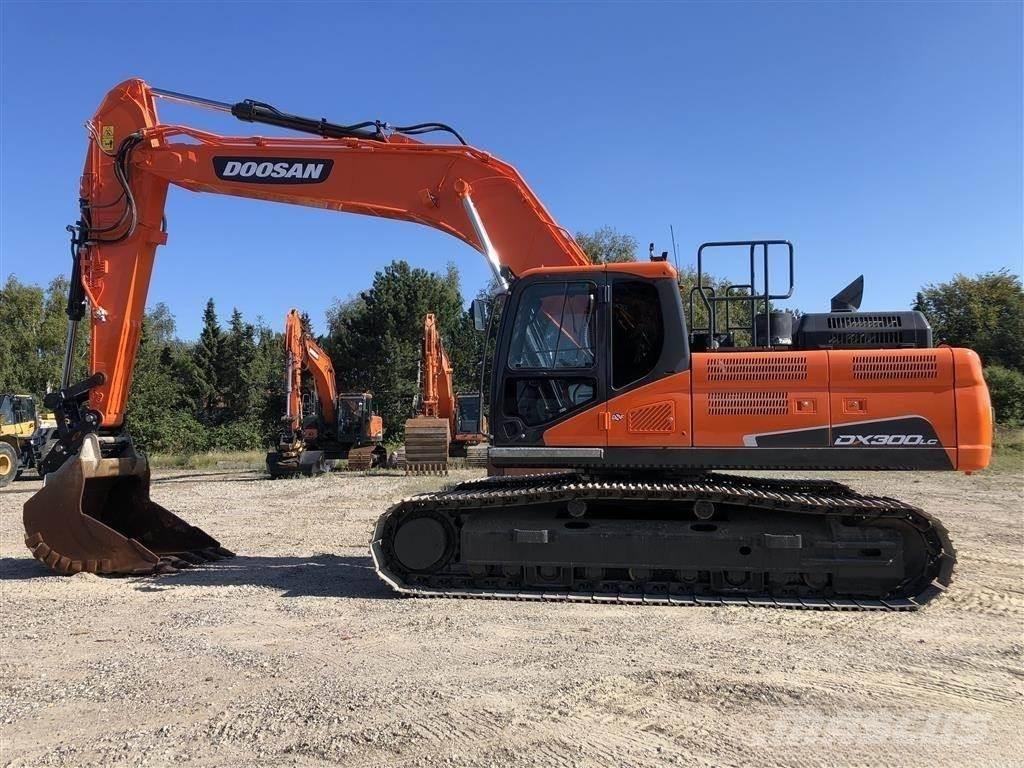 Doosan dx300 Kāpurķēžu ekskavatori