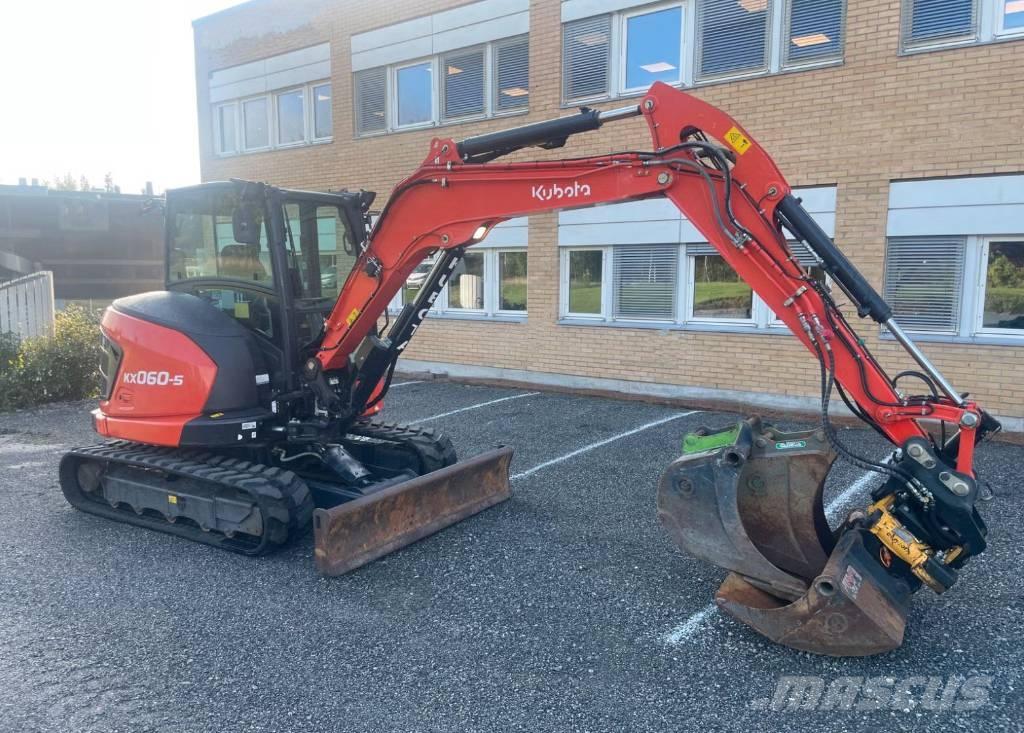 Kubota KX 060-5 Mini ekskavatori < 7 t