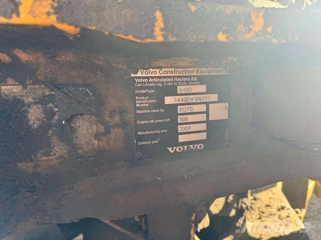 Volvo A 40 D Artikulētie pašizgāzēji