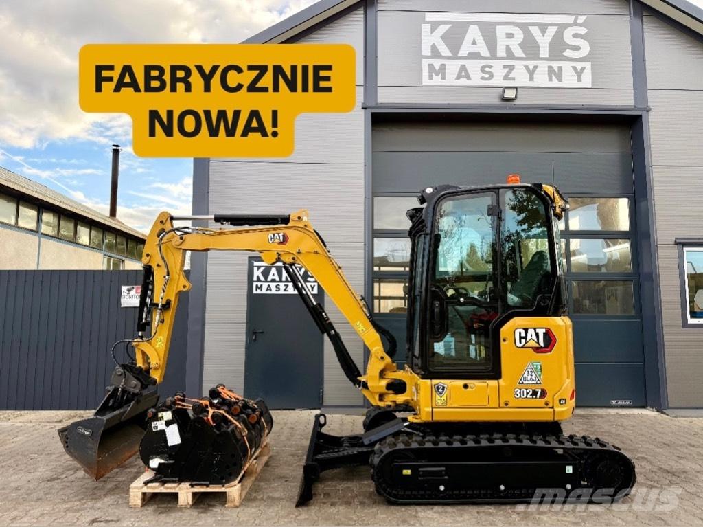 CAT 302.7 CR Mini ekskavatori < 7 t