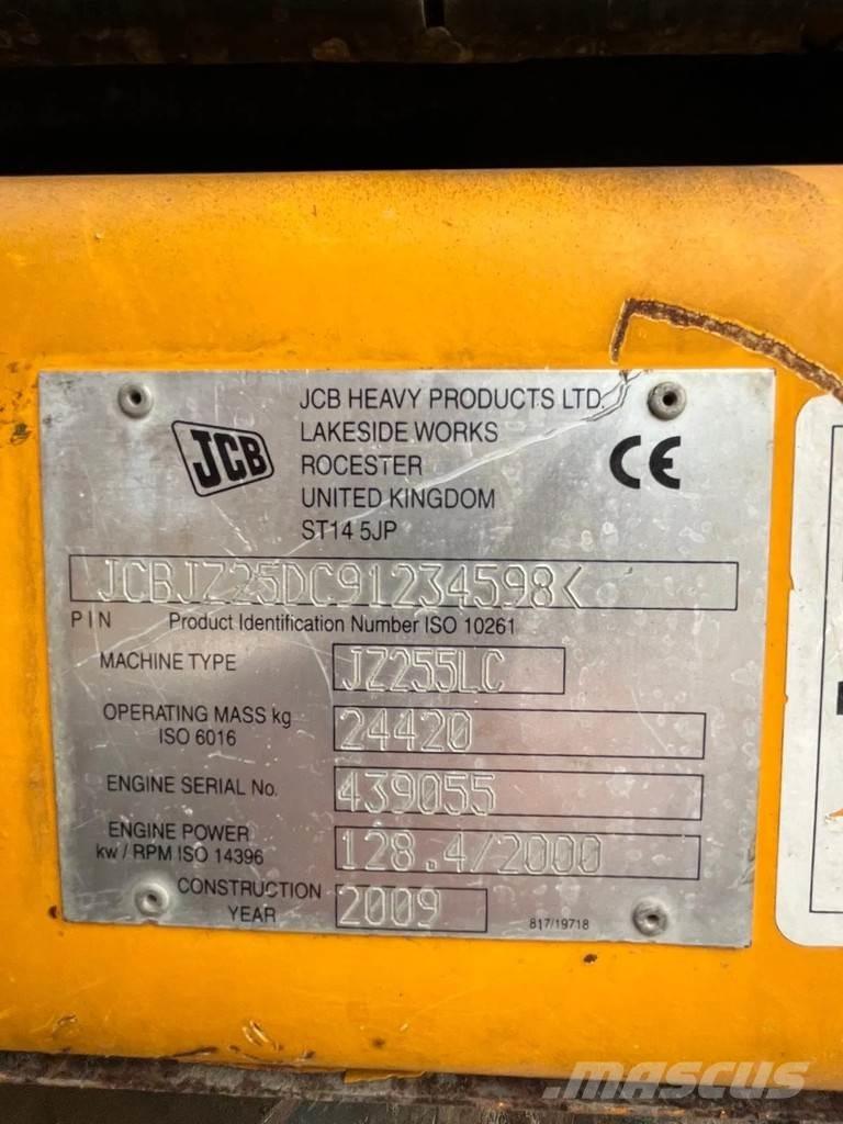 JCB JZ 255LC Kāpurķēžu ekskavatori