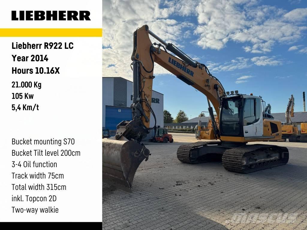 Liebherr R 922 Kāpurķēžu ekskavatori