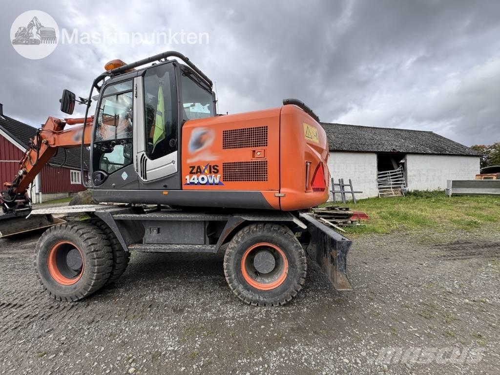 Hitachi ZX 140 W-3 Ekskavatori uz riteņiem